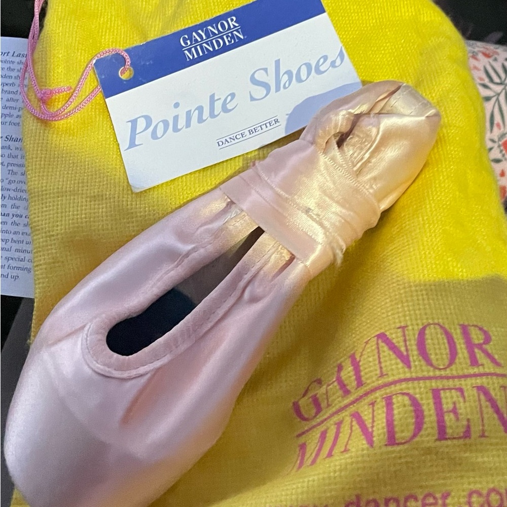 Gaynor Minden Pointe Shoes - Sleek Pink Satin